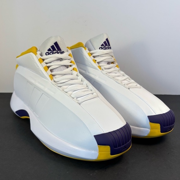 Adidas Crazy 1 Lakers Home Kobe Bryant Men’s 13 White Yellow Purple Basketball main image 7